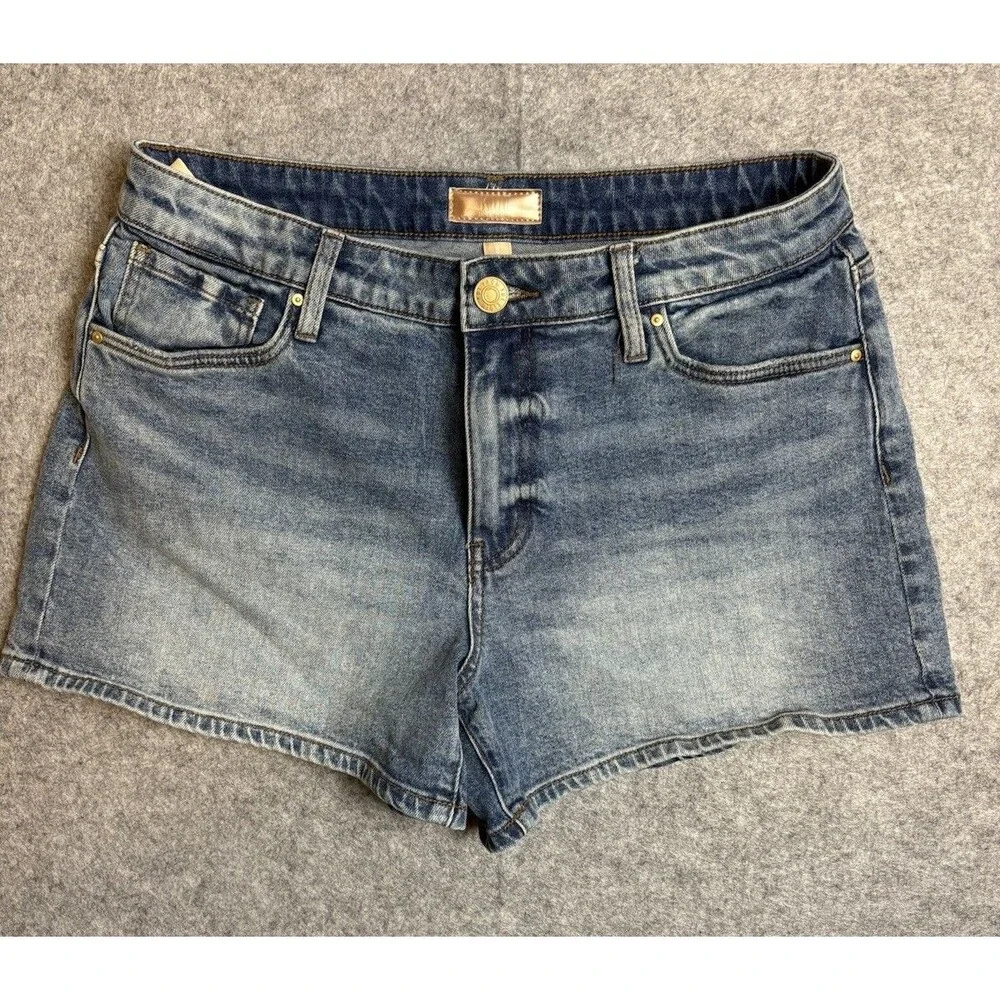 KUT from the Kloth Jane High Rise Shorts Size 8 Denim Shorts Light Wash